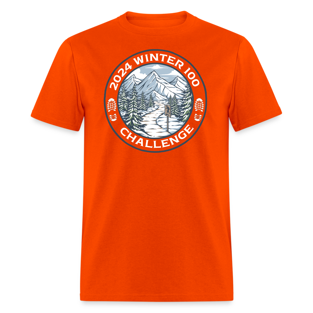 Winter 100  Challenge Registration - orange