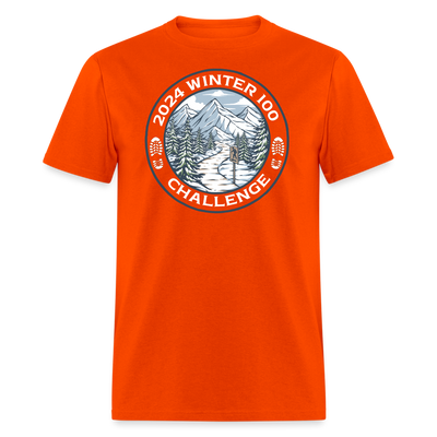 Winter 100  Challenge Registration - orange